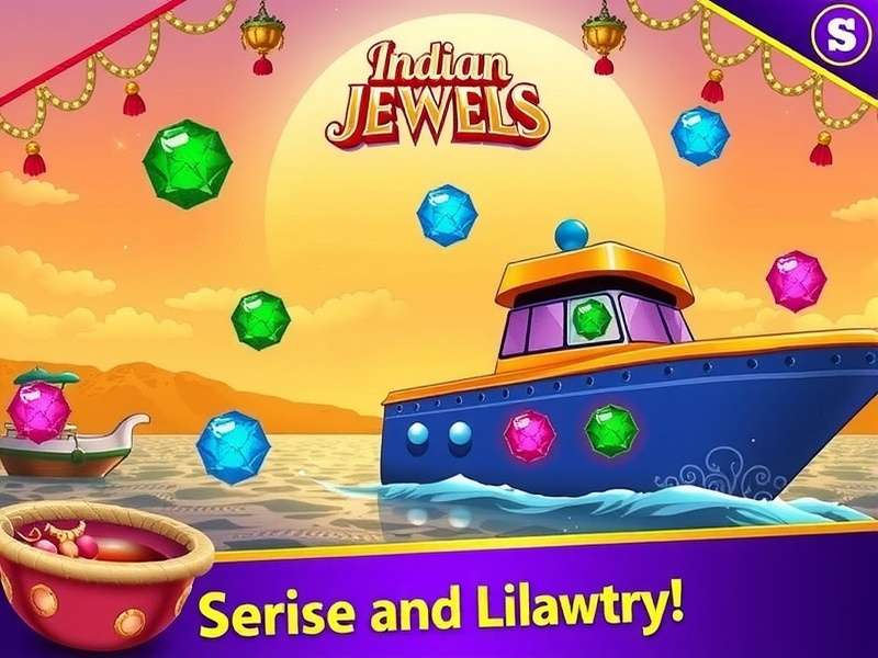 Indian Marine Jewels Game Screenshot